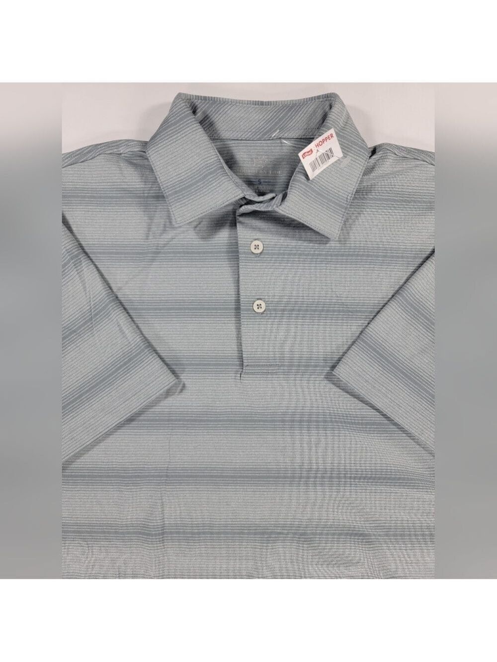 NEW Southern Tide Brrr Polo Shirt Mens Small Performance Stretch Gray Golf